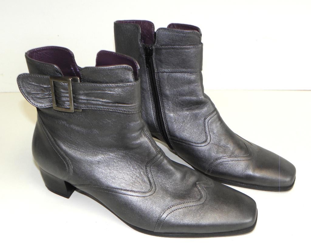 Grijze Durea enkellaarsjes maat 37 wijdte H, Kleding | Dames, Schoenen, Lage of Enkellaarzen, Zo goed als nieuw, Grijs, DUREA