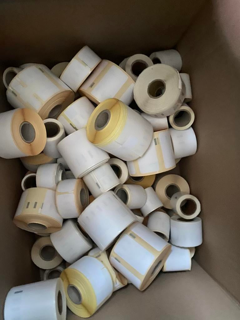 DYMO Rollen Labels - ca. 50 stuks, Gebruikt, DYMO, Dymo, Info@dymo.nl