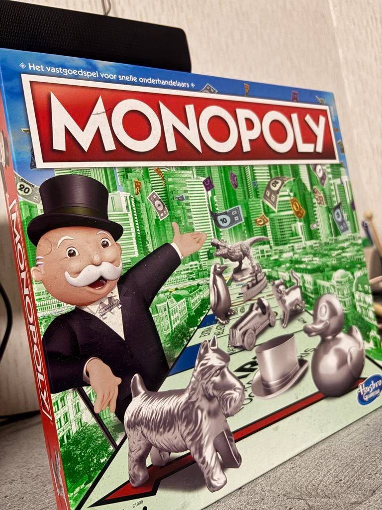 Monopolie keezen spel (gratis)!, Ophalen of Verzenden, Zo goed als nieuw