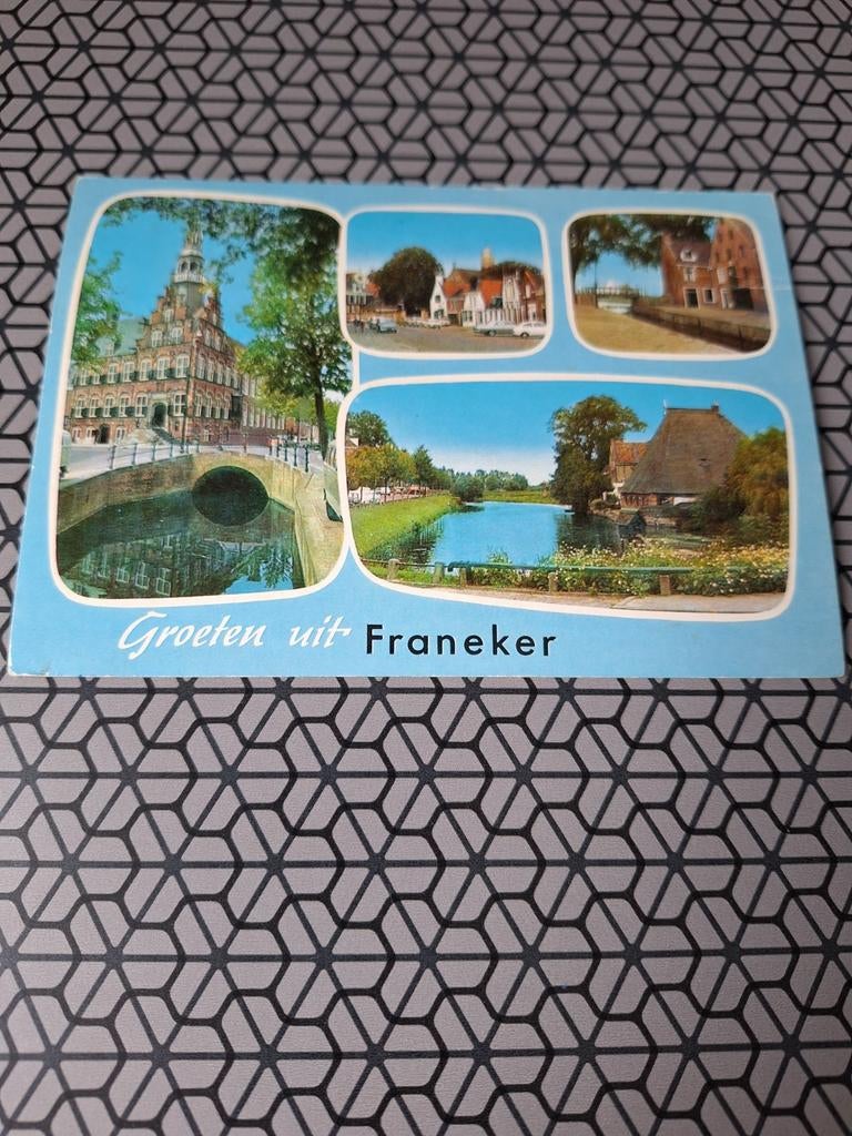 Oude ansichtkaart Franeker, Ophalen of Verzenden