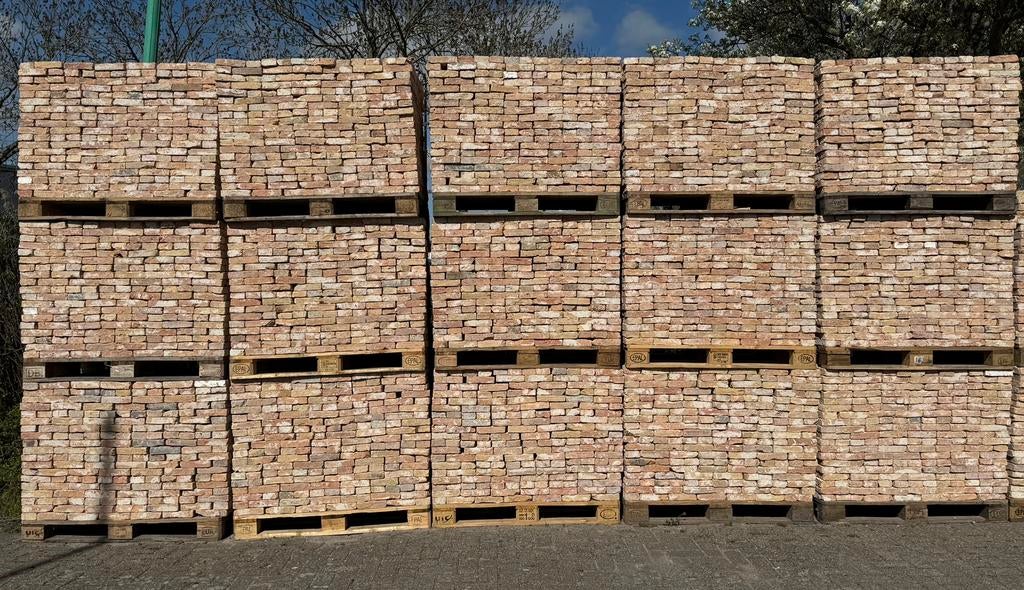 17000 stuks metsel geeltjes appelbloesem 1 partij 18x4.4X9cm, Ophalen, Bakstenen, Info@walstra.nl, Walstra