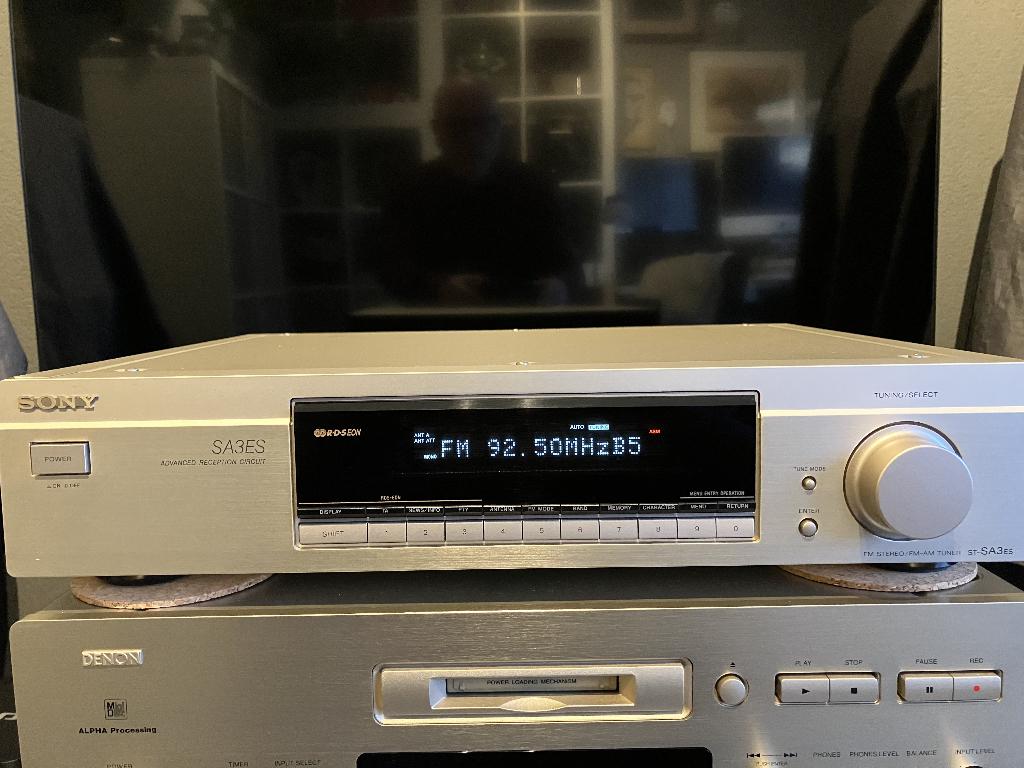 SONY FM STEREO/FM-AM TUNER ST-SA3ES, Audio, Tv en Foto, Tuners, Ophalen of Verzenden, Gebruikt