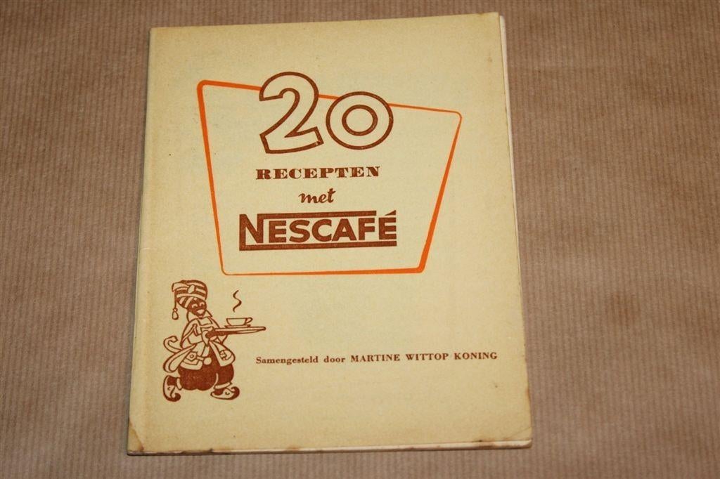 20 recepten met Nescafé - Wittop Koning - Nestlé 1950, Boeken, Kookboeken, Zo goed als nieuw, Nederland en België, Ophalen of Verzenden