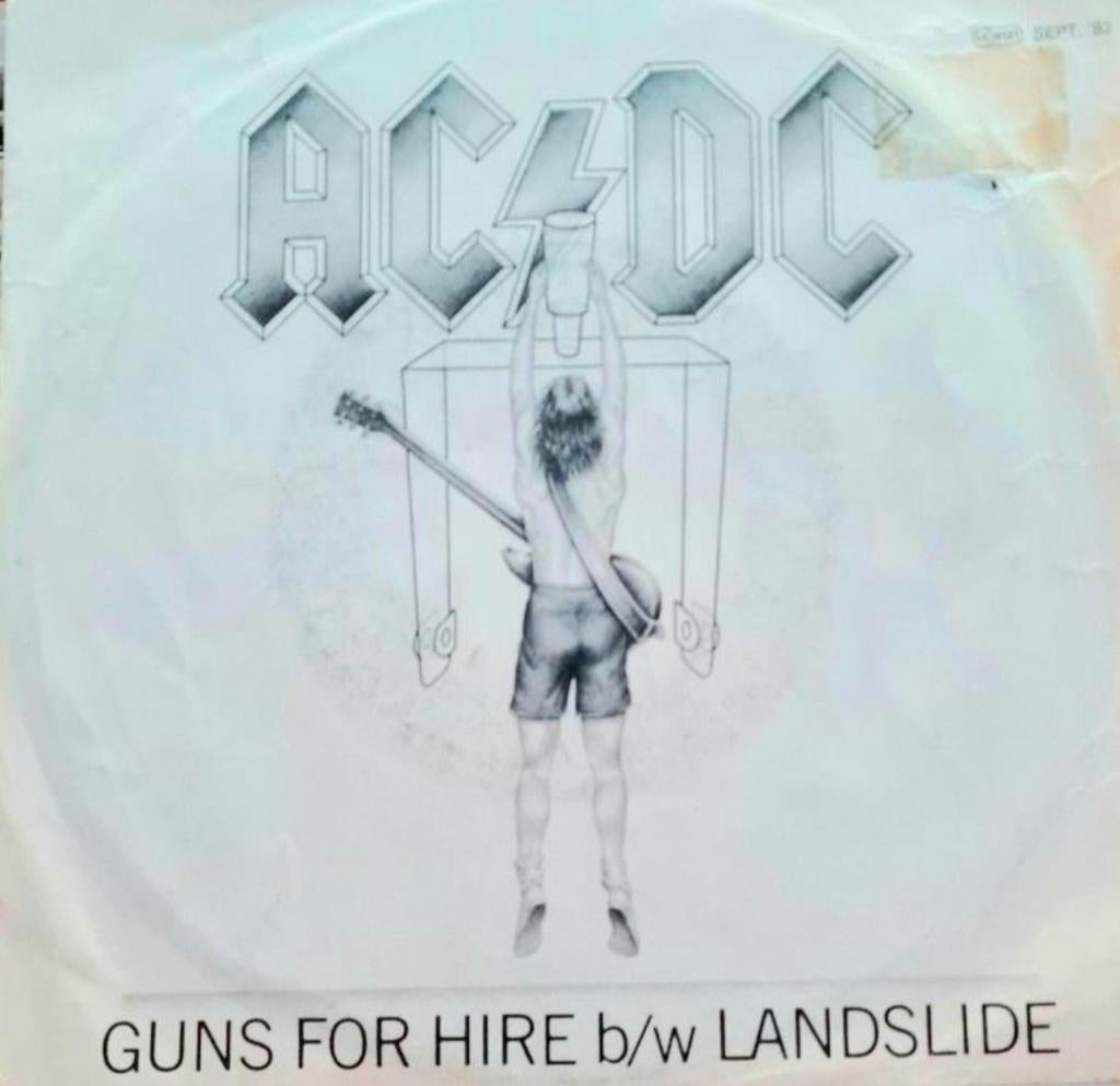 AC/DC - GUNS FOR HIRE (HOES BESCHADIGD), Cd's en Dvd's, Vinyl Singles, Ophalen of Verzenden, Gebruikt