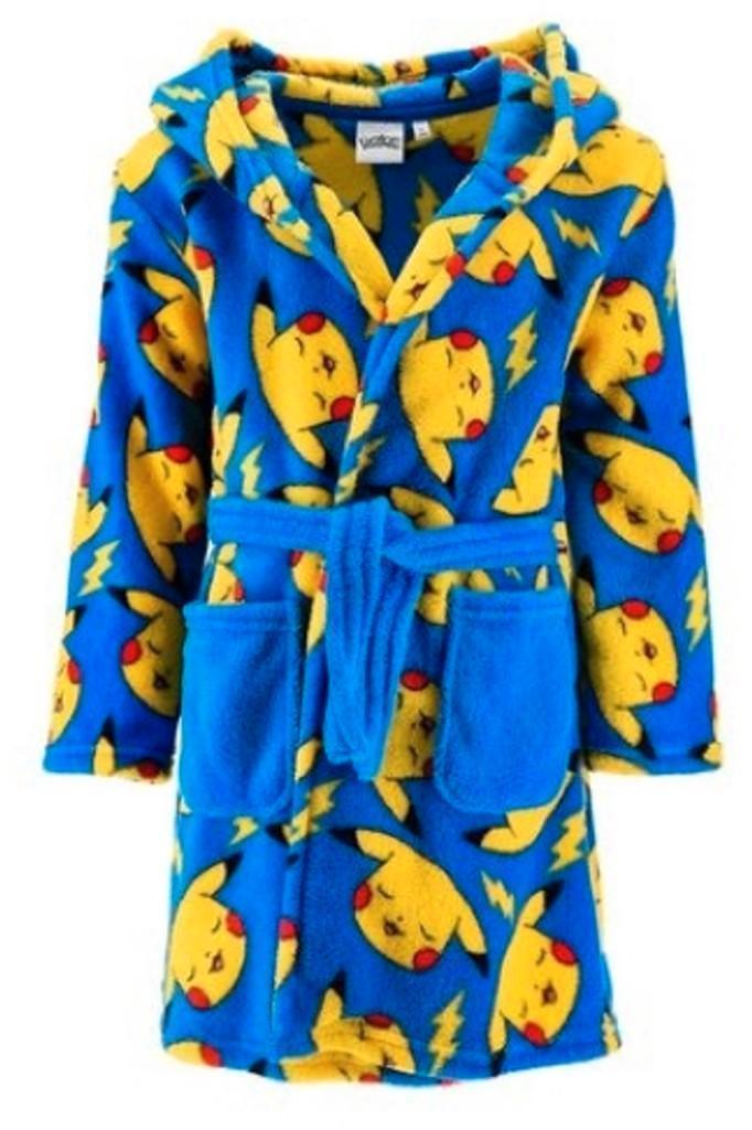 Pokemon fleece Badjas Pikachu - Maat 104, Nacht- of Onderkleding, Pokemon, Nieuw, Ophalen of Verzenden