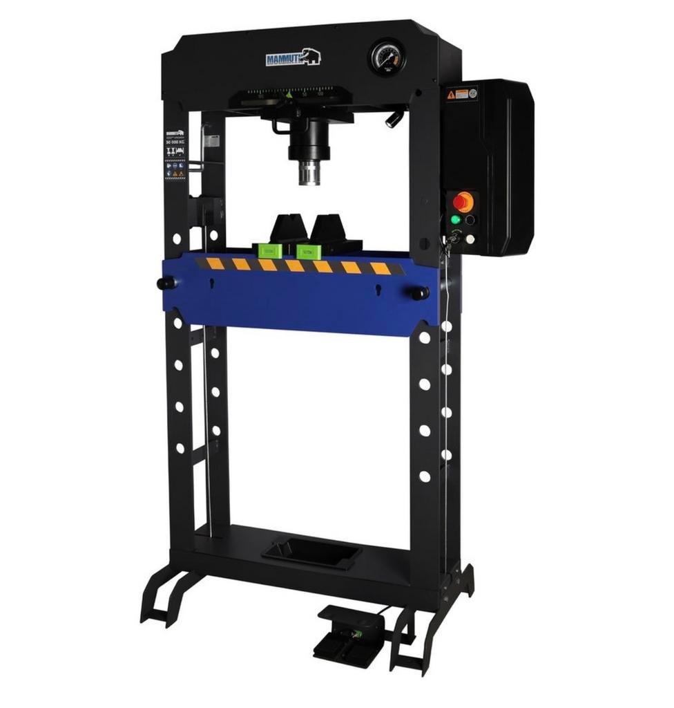 Nieuwe Mammuth Werkplaatspers 50 Ton Elektrisch, Auto diversen, Autogereedschap, Ophalen of Verzenden, Nieuw