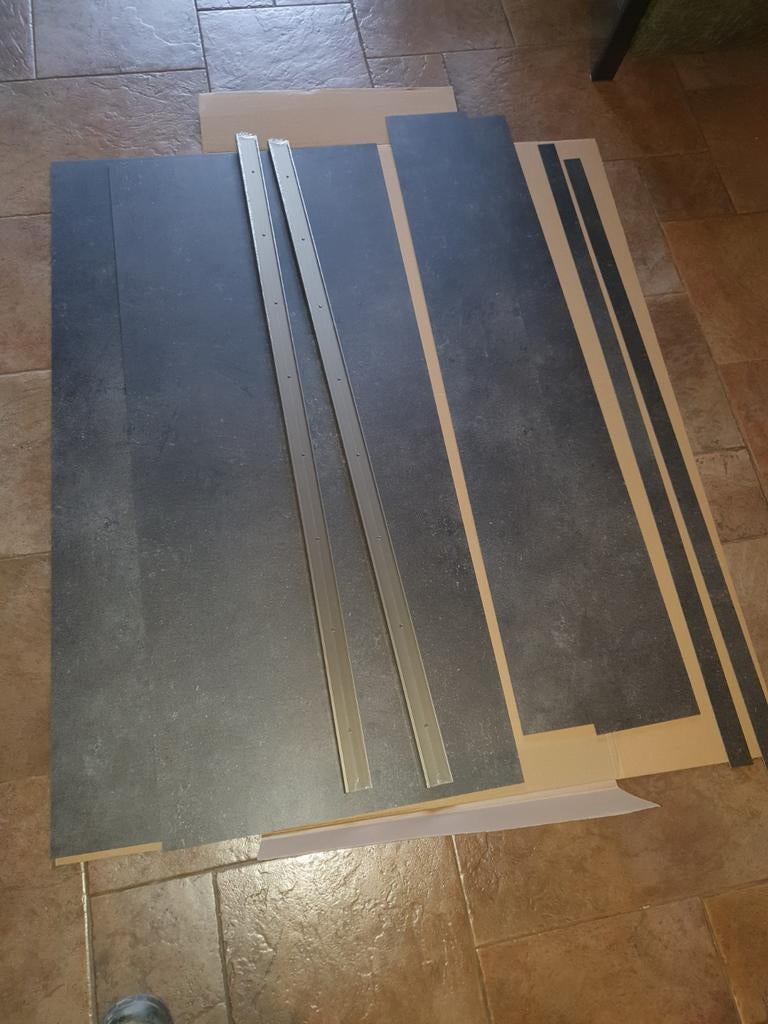 Trap tredes pvc antraciet 2 tredes over, Doe-het-zelf en Verbouw, Ophalen, Minder dan 5 m², 50 tot 150 cm, 30 cm of meer