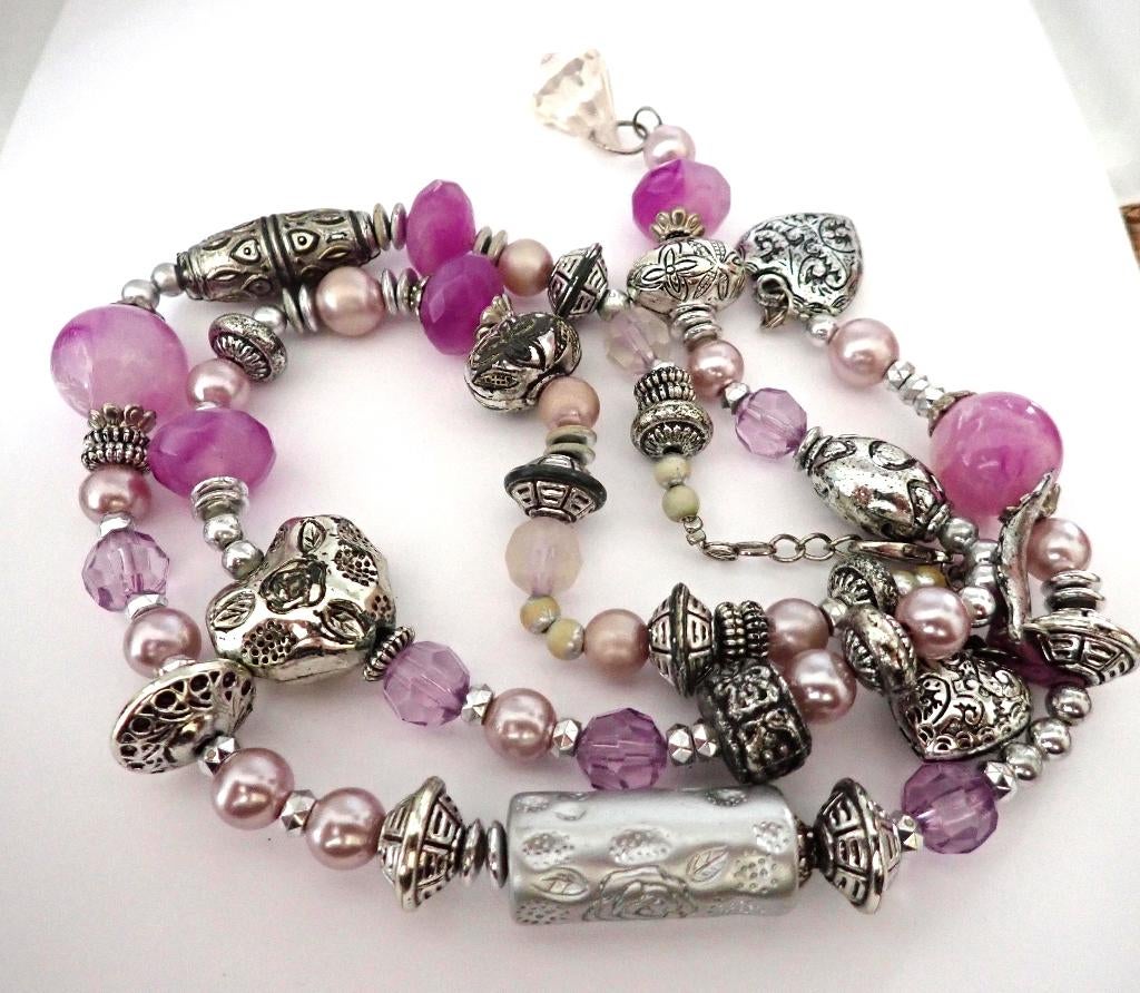 Leuke modeketting, Sieraden, Tassen en Uiterlijk, Kettingen, Verzenden, Zo goed als nieuw, Overige materialen