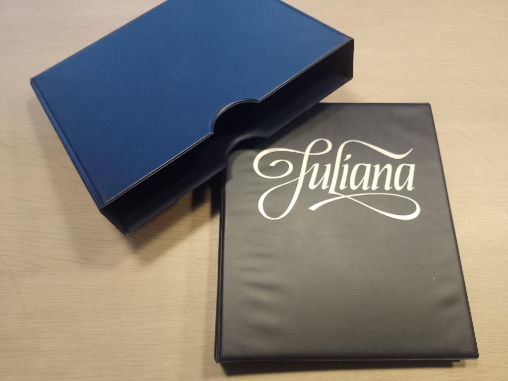 Juliana munten in map, Postzegels en Munten, Munten | Nederland, Koningin Juliana, Ophalen of Verzenden