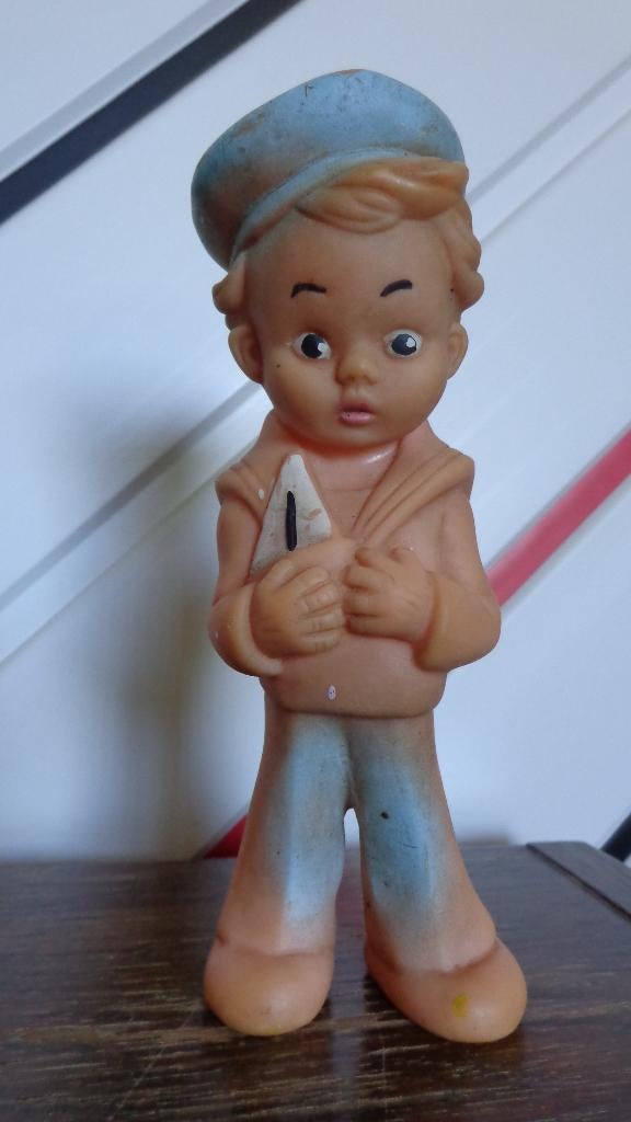 Matrozenpop Rubbertoys made in Italy uit de jaren '50, Ophalen