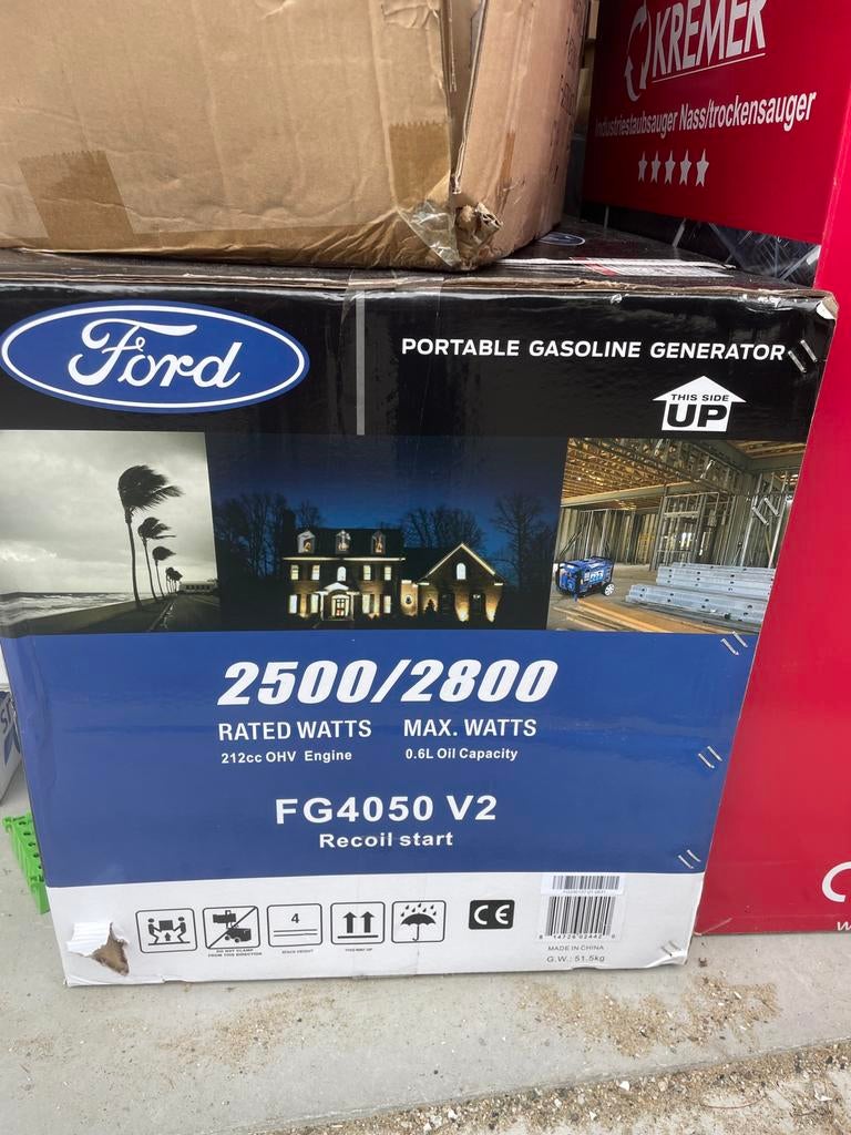 Ford FG4050 V2, Elektrisch startend, Benzine, Nieuw, Ophalen of Verzenden