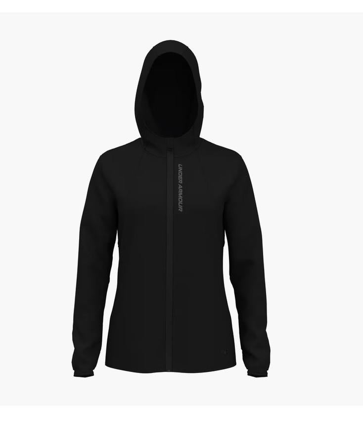 Lichtgewicht regenjas zwart UNDER ARMOUR, Kleding | Dames, Ophalen of Verzenden, Nieuw, Maat 38/40 (M), Zwart