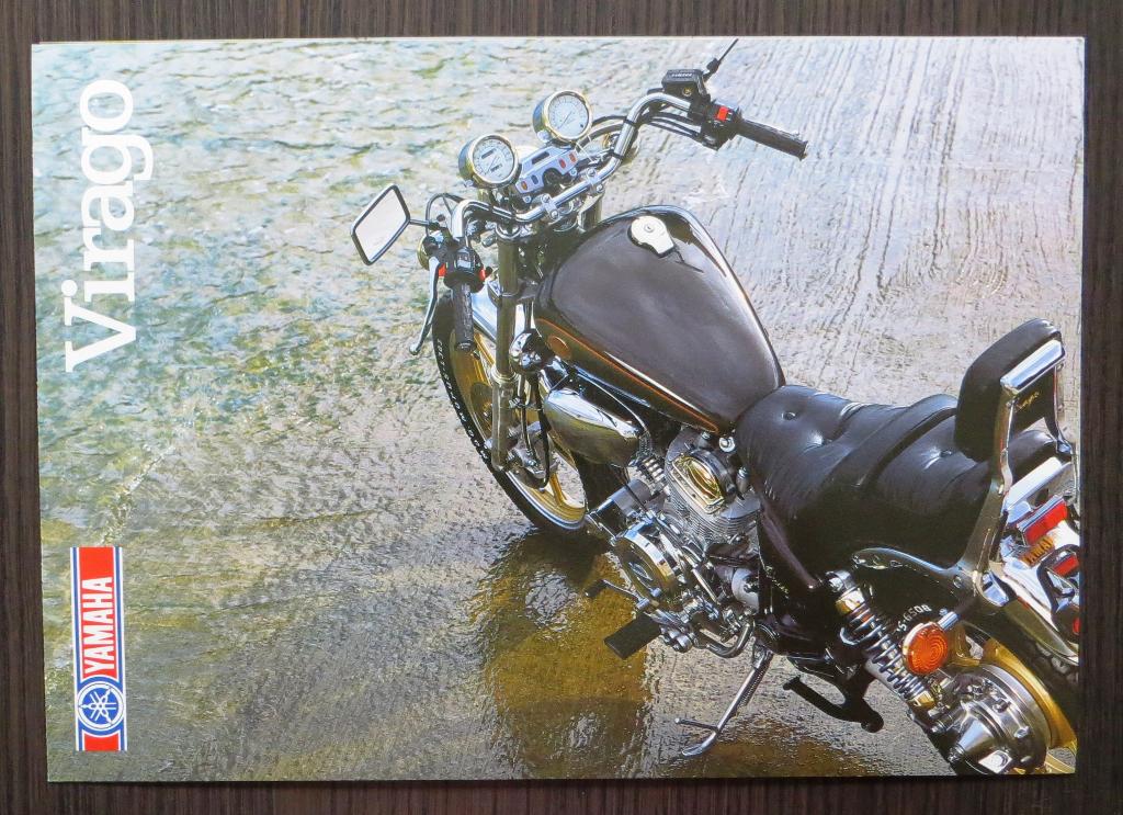 Folder Yamaha XV 1000 SE Virago - 1986 - 6 blz (Engels), Motoren, Handleidingen en Instructieboekjes, Yamaha, Verzenden