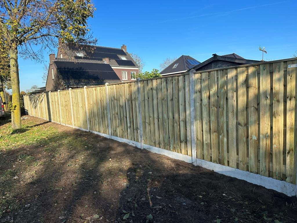 Houten beton schutting, Ophalen, Gebruikt, Minder dan 3 meter, Minder dan 1 meter