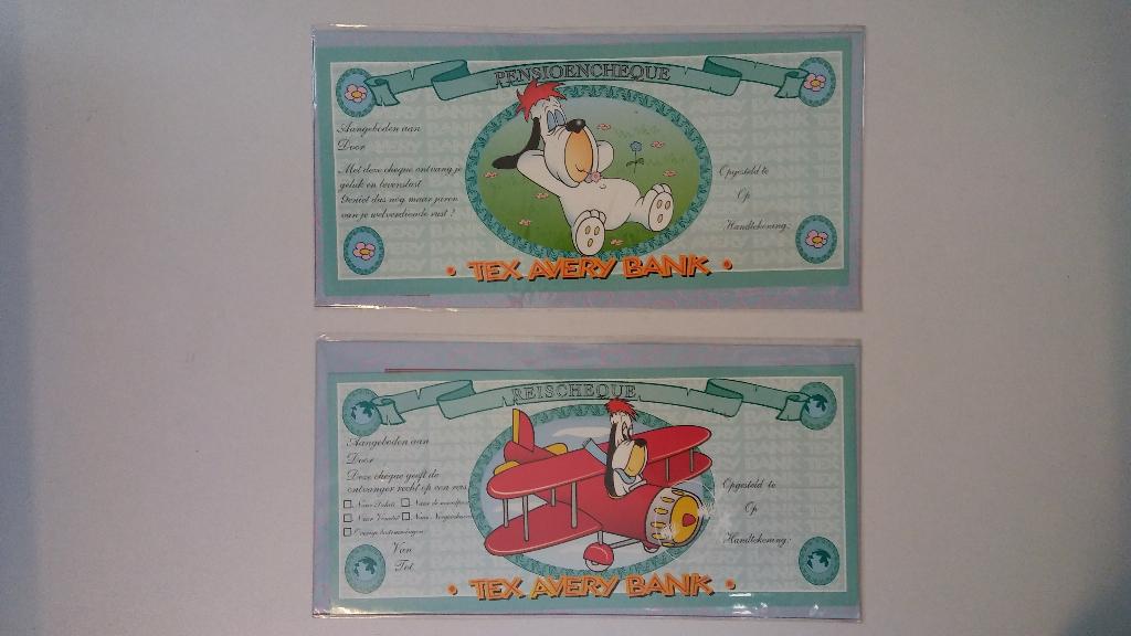Droopy Tex Avery Wolf meisje kaarten feestkaarten tekenfilm, Verzamelen, Ophalen of Verzenden, Overige figuren, Zo goed als nieuw