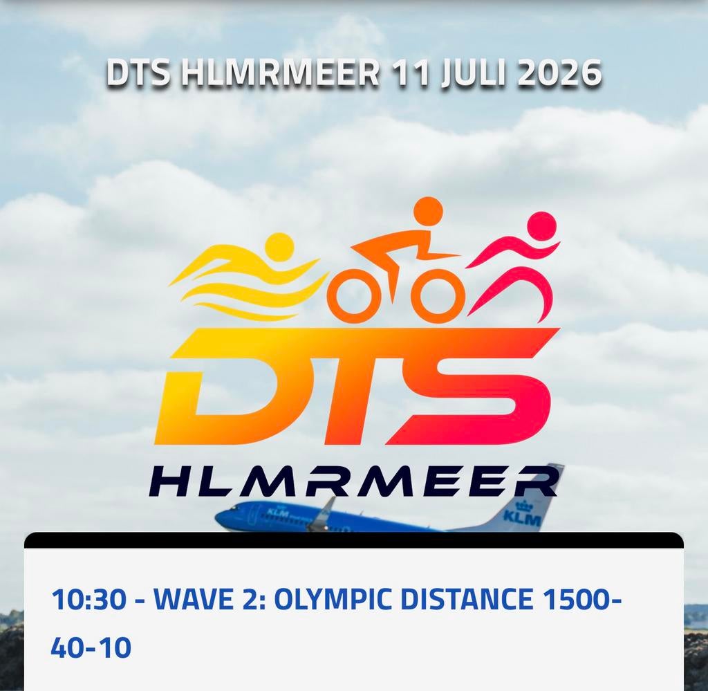 DTS Haarlemmermeer triathlon Olympische Afstand, Tickets en Kaartjes, Eén persoon