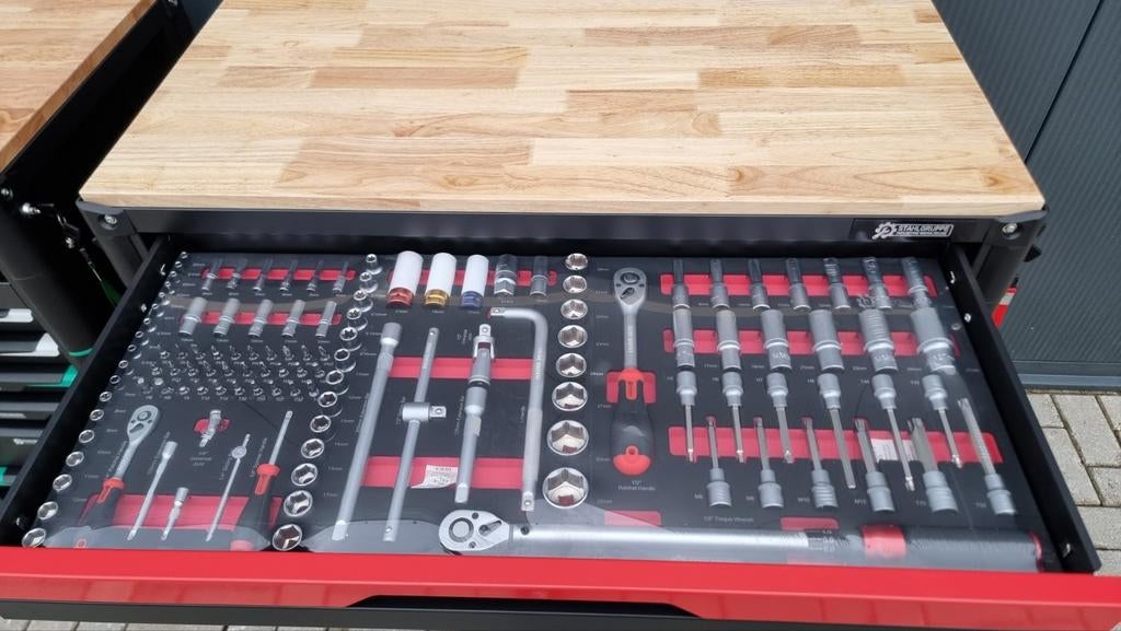 stahlgruppe gereedschapwagen Vol gereedschap, Ophalen of Verzenden, Gevuld, Nieuw