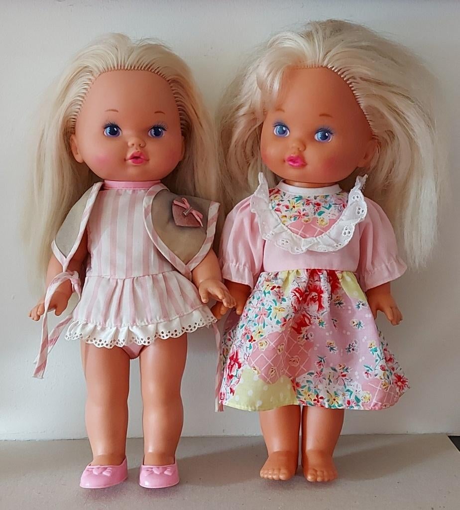 Vintage 2 poppen Mattel Little Miss Dress-Up 1988, Ophalen of Verzenden, Zo goed als nieuw, Pop