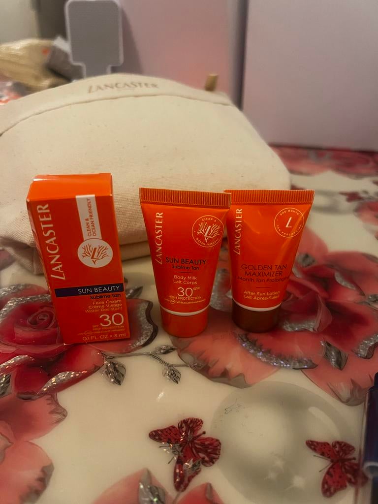 Lancaster Zonneproducten Set met Tas, Verzenden, Nieuw, Zonnebrand of After Sun