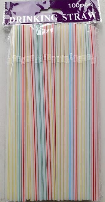 Plastic rietjes te koop 100 per pakje! veel beschikbaar, Ophalen of Verzenden, Nieuw, Overige