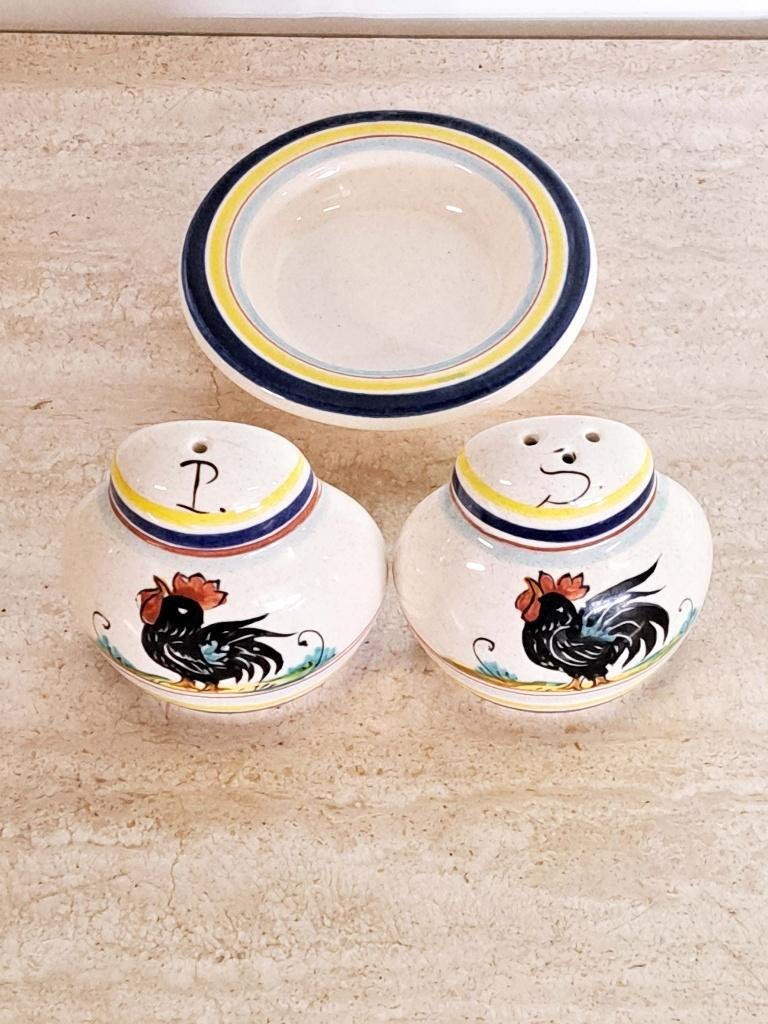 vintage France peper en zout zwarte haan, Ophalen of Verzenden