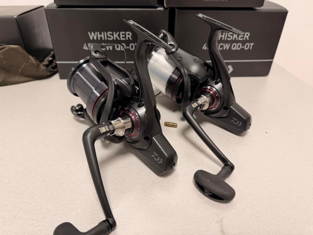 2x Daiwa Whisker 45 QD – NIEUW & ongebruikt, Watersport en Boten, Ophalen, Nieuw, Molen