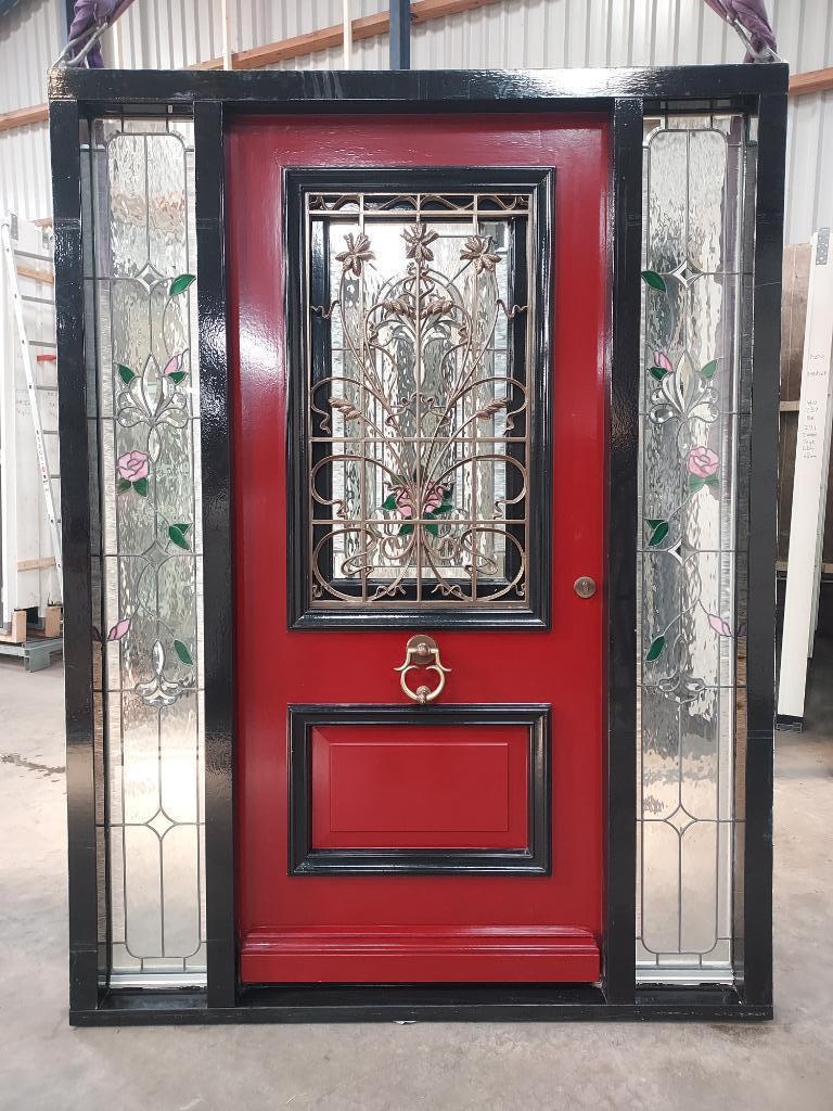 Roostervoordeur Glaslood Hr++ Bezorge factuur mogelijk, Ophalen of Verzenden, Glas, 120 cm of meer, 215 cm of meer