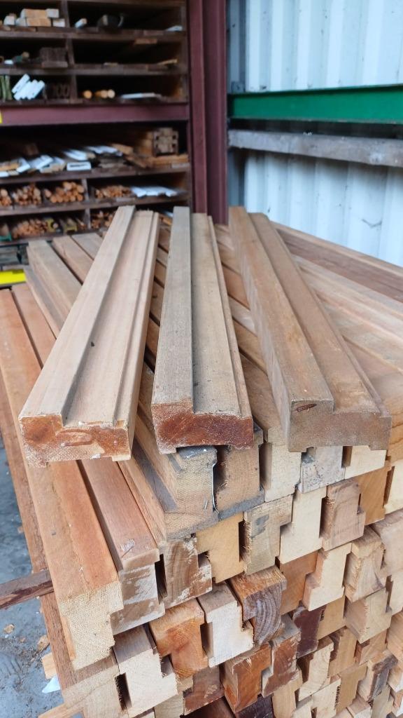 Meranti kozijnhout, slechts €5,- per meter! OPRUIMING!, Doe-het-zelf en Verbouw, Ophalen, Nieuw