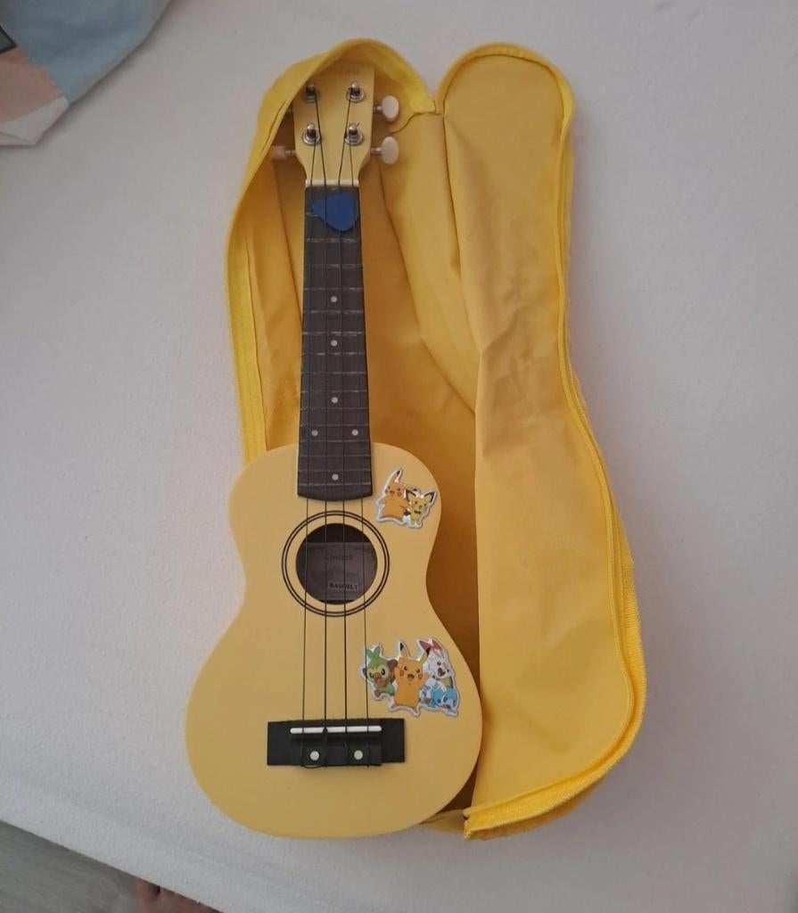 Ukulele met hoes, Muziek en Instrumenten, Ophalen, Zo goed als nieuw, Ukelele