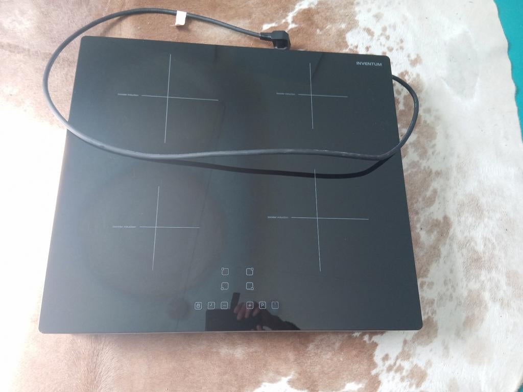 Inductie kookplaat 4 zones, Witgoed en Apparatuur, Kookplaten, Ophalen, Vrijstaand, Inductie, 3 kookzones of minder