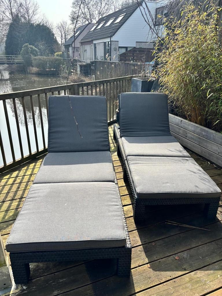 2x Keter Ligbed Daytona Incl. Kussens, Ophalen, Kunststof