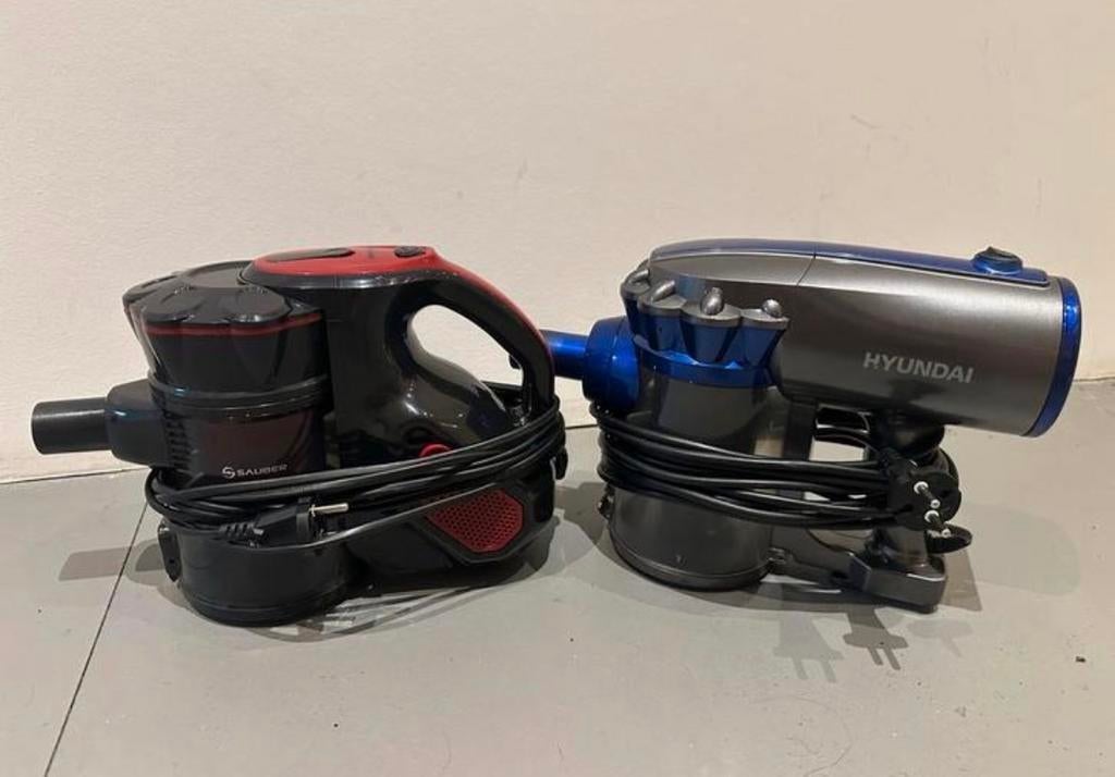 Sauber en Hyundai stofzuigers - Set van 2, Witgoed en Apparatuur, Stofzuigers, Ophalen, Gebruikt, Stofzuiger, Minder dan 1200 watt
