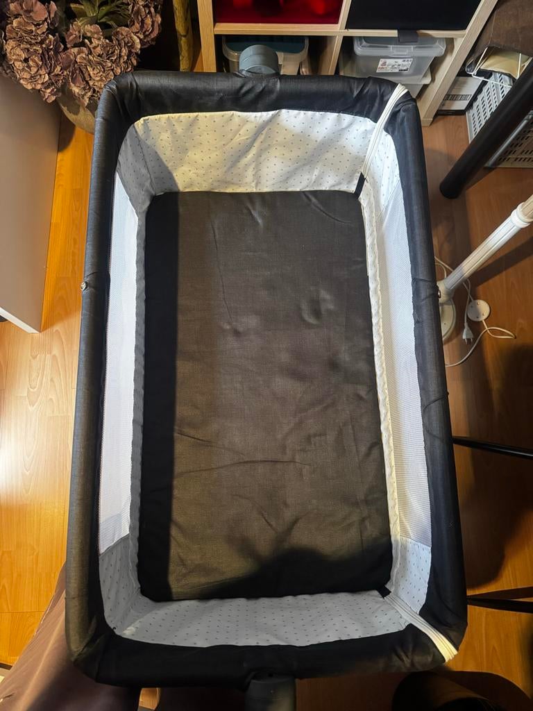 Co-sleeper Eco Baby Wieg Aan Bed FB5001 - Donkergrijs, Kinderen en Baby's, Babywiegjes en Ledikanten, Ophalen, Zo goed als nieuw