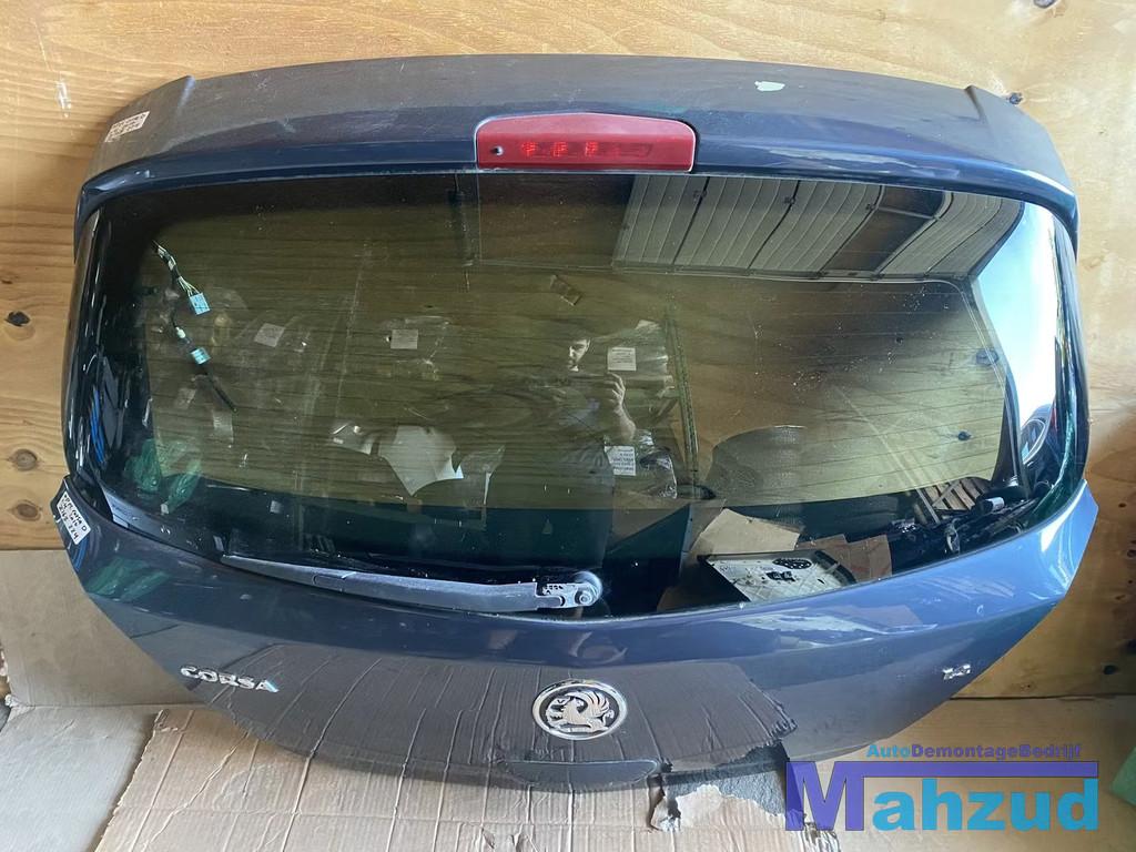 OPEL CORSA D donker blauw Z168 Achterklep 5 deurs 2006-2014, Auto-onderdelen, Carrosserie en Plaatwerk, Deur, Opel, Achter, Gebruikt