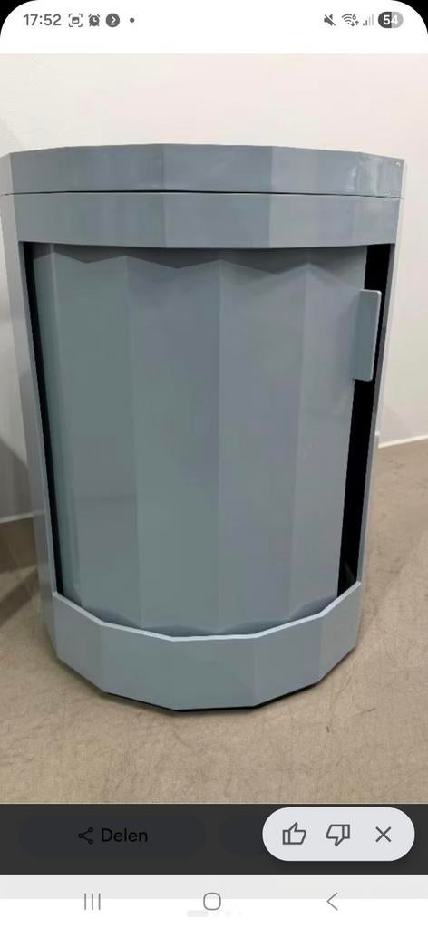 HAY nachtkastje, Ophalen, Kunststof, Zo goed als nieuw, Minder dan 10 liter