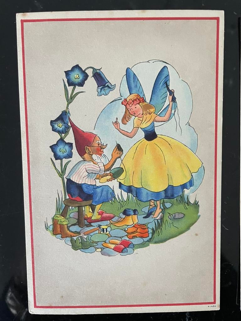 FRÉ COHEN - elfje met kabouter schoenlapper, Verzamelen, Ophalen of Verzenden, Ongelopen
