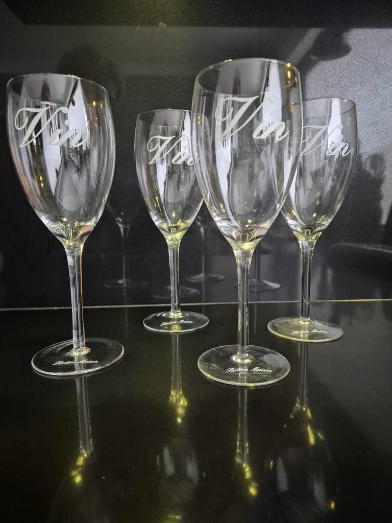 Riviera maison wijnglazen, Verzamelen, Glas en Borrelglaasjes, Ophalen, Nieuw, Overige typen