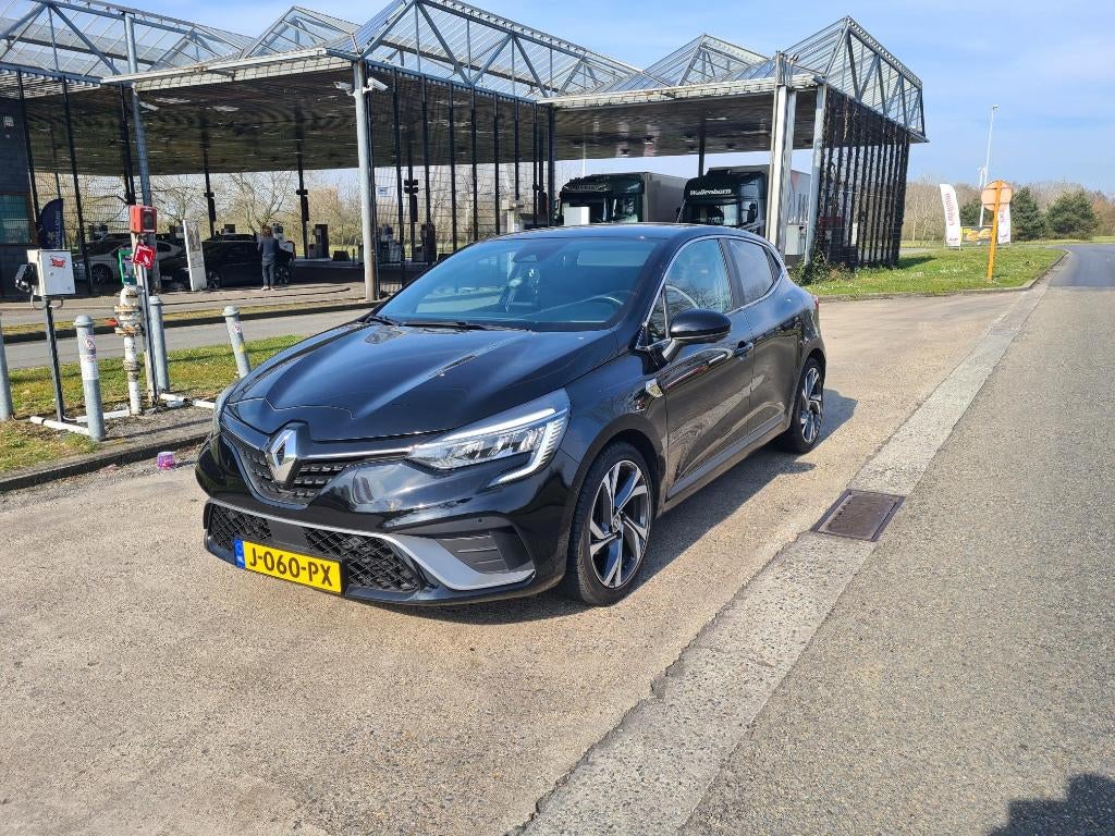 Renault Clio 1.0 TCe R.S Line, uitgerust met 360-camera, Auto's, Renault, Voorwielaandrijving, Zwart, 580 kg, Origineel Nederlands