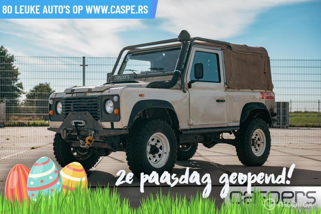 Land Rover Defender Tdi 90" Soft Top, Auto's, Bestelauto's, Euro 2, 86 pk, 2495 cc, Beige