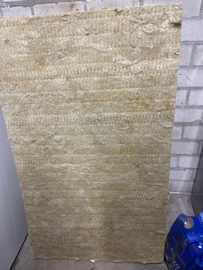 6 platen steenwol - Isolatie, Ophalen, Dakisolatie, 4 tot 8 cm, Gebruikt