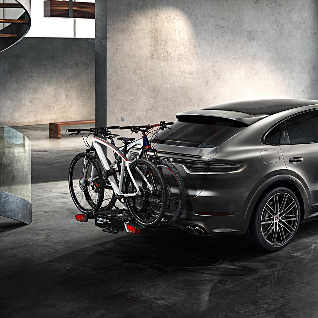 Porsche Thule fietsendrager Nieuw!, Auto diversen, Fietsendragers, Ophalen, 2 fietsen, Nieuw, Trekhaakdrager