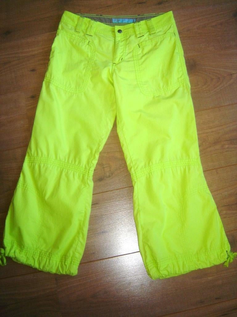 LEUKE felgroene 7/8 broek van BIEN O'BLEU (Lady Sting) mt.XS, Kleding | Dames, Ophalen of Verzenden, Zo goed als nieuw, Driekwart