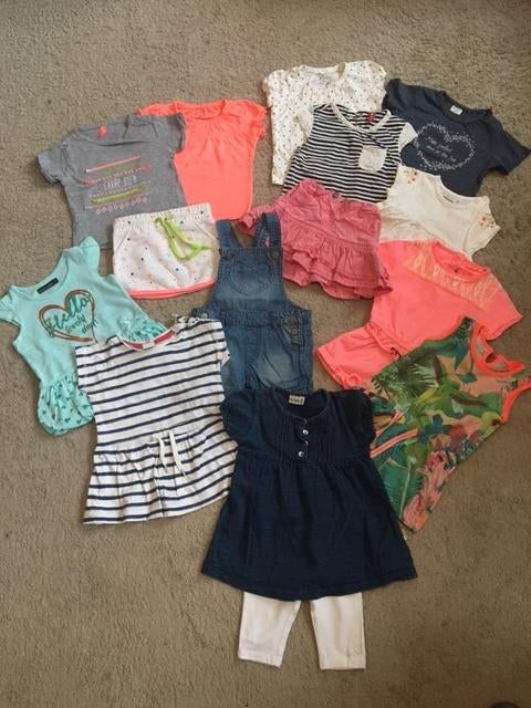 Kledingpakket lente/zomer/najaar maat 68, Meisje, Overige typen, Gebruikt, Diverse merken