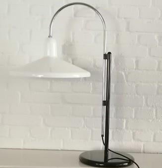 Zeldzame vintage tafellamp van Harveiluce Iguzzini jaren 60, Huis en Inrichting, Lampen | Tafellampen, Gebruikt, Vintage, Ophalen of Verzenden