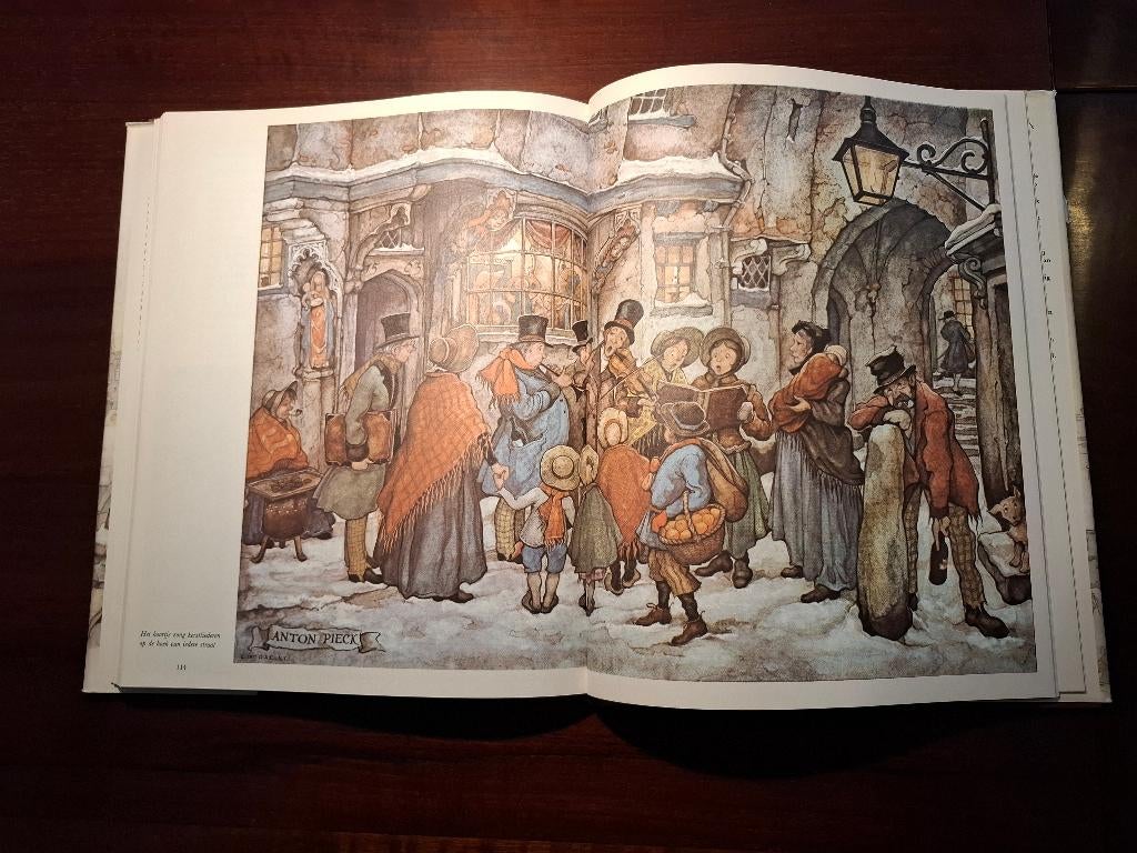 Kunstboek - Die Goede Oude Tijd (Anton Pieck, 1980), Gelezen, Anton Pieck & Leonhard Huizinga, Ophalen of Verzenden, Schilder- en Tekenkunst