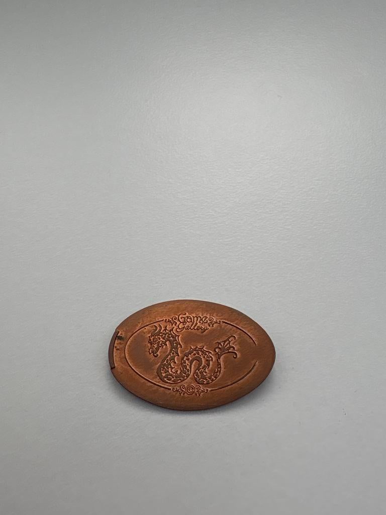 Efteling Game Gallery Zelfgedrukte Munt 2021, Verzamelen, Efteling, Ophalen of Verzenden, Gebruikt, Overige typen