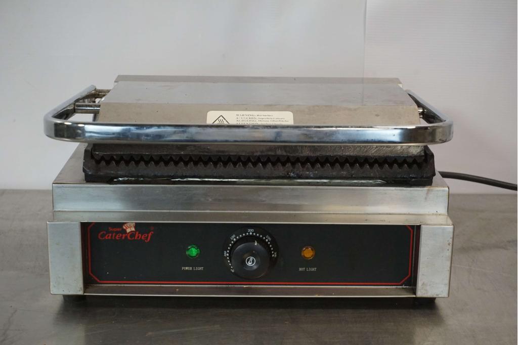 Contactgrill geribbelde bakplaat tosti-ijzer, Gebruikt, Niet ingevuld, Niet ingevuld, Ophalen