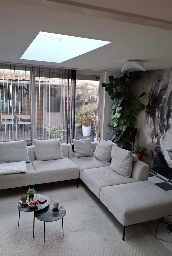 Montèl hotel chique design hoek bank hoekbank Sava bouclé, Ophalen of Verzenden, Zo goed als nieuw