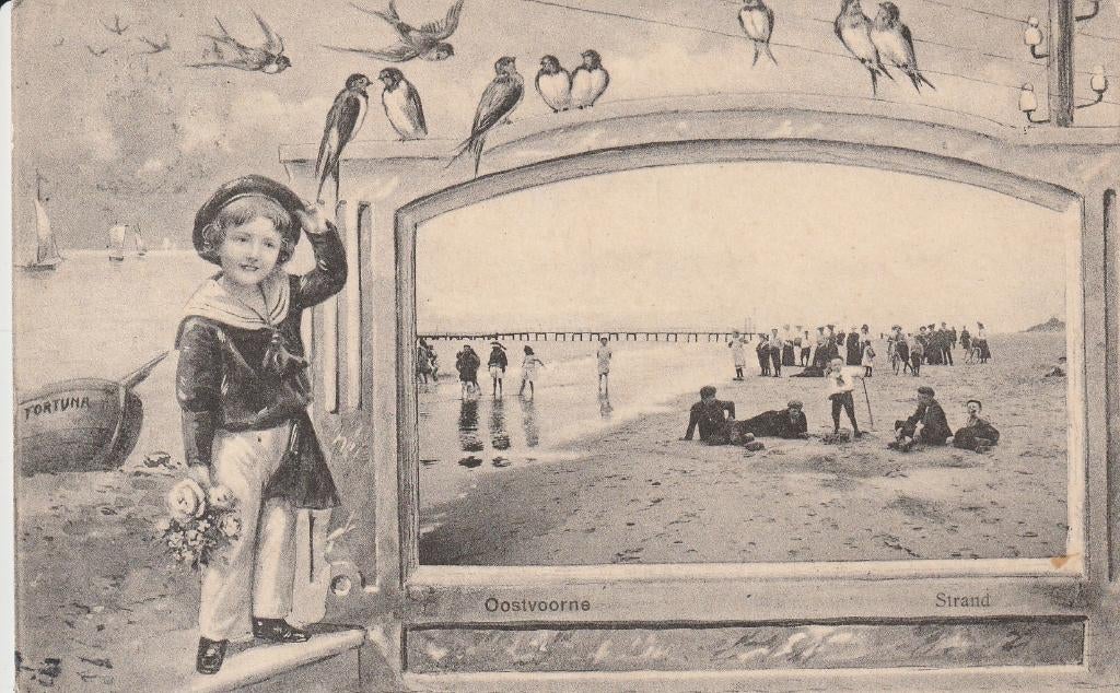 OOSTVOORNE, Verzenden, 1920 tot 1940, Gelopen, Zuid-Holland