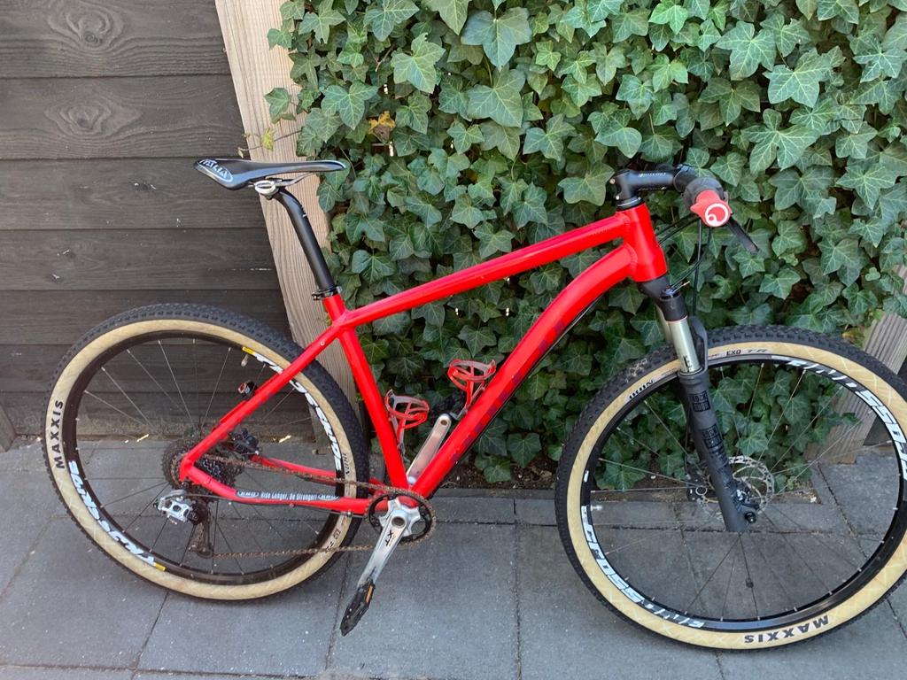 Ghost mountainbike maat M rood, Gebruikt, Hardtail, Heren, 49 tot 53 cm